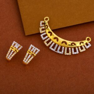 916 Gold  Mangalsutra Women's Designer Pendant Set MP249