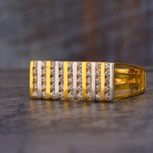 916 CZ  Gold Men's Gorgeous Ring MR589