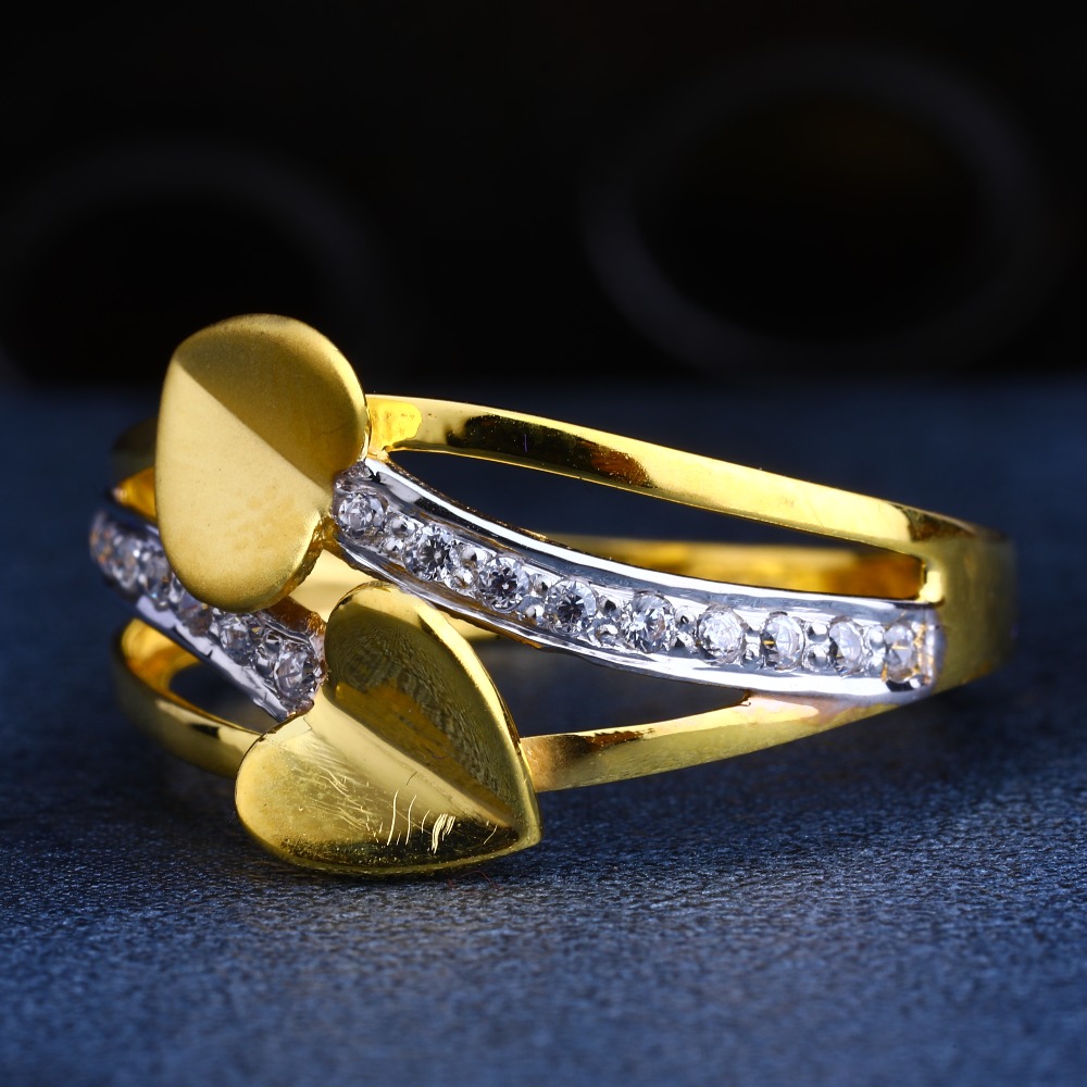 22CT Gold CZ Exclusive Women's  Ring LR227