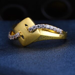 22CT Gold CZ  Delicate Women's  Ring LR226