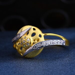 22CT Gold CZ Women's  Ring LR223