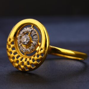 22KT Gold CZ  Gorgeous Women's  Ring LR424