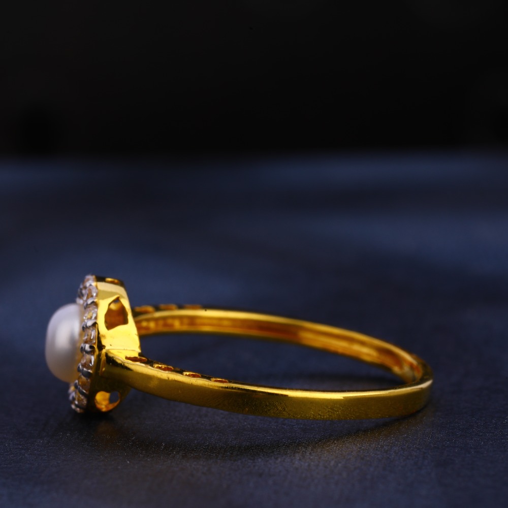 916 Gold CZ Gorgeous Ladies Ring LR370 - Image 2