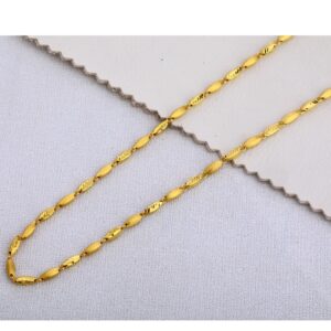 916 Gold Men's  Hallmark Designer Choco Chain MCH389