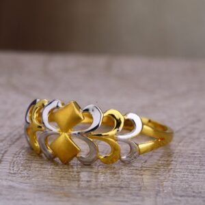 750 Gold Hallmark Classic Plain Ladies LPR479