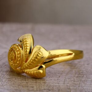 750 Gold Ladies Exclusive Plain Ring LPR463
