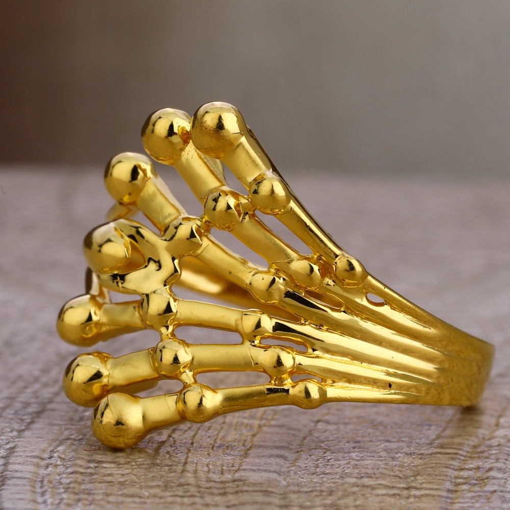 22CT Gold Women's Plain Ring LPR450