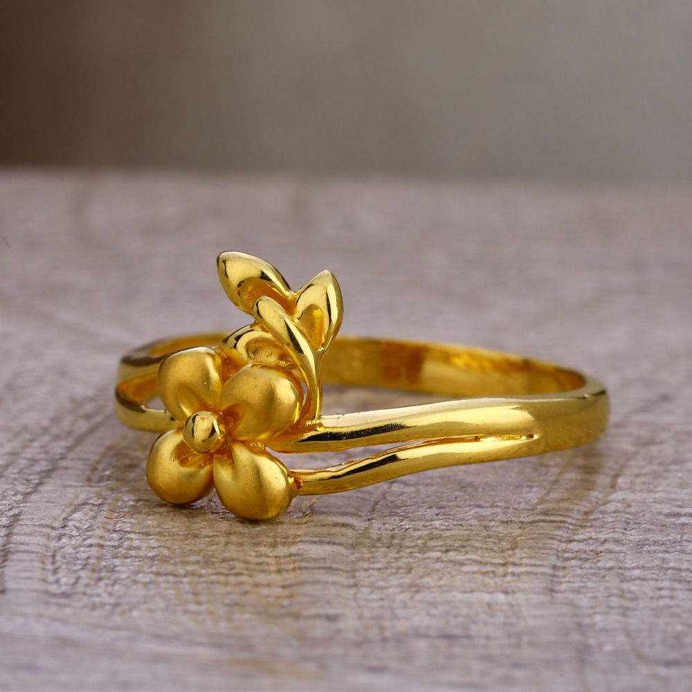 22CT Gold Hallmark Gorgeous Plain Ring LPR448
