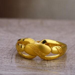 22CT Gold Hallmark Fancy  Plain Ring LPR447