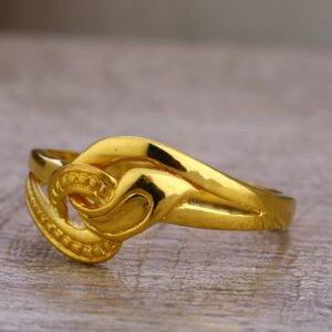 22CT Gold Hallmark Plain Ring LPR442