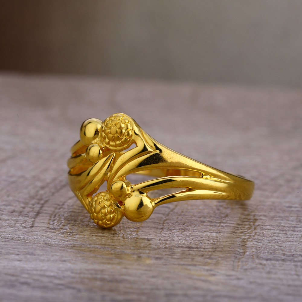 22CT Gold Ladies Gorgeous Plain Ring LPR440