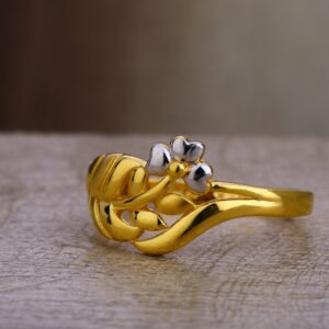 22KT Gold Women's Fancy  Plain Ring LPR423