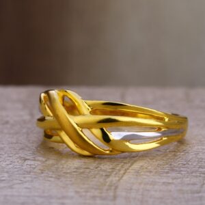 22KT Gold Hallmark Gorgeous  Plain Ladies Ring LPR417