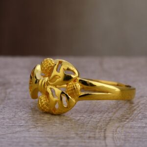 22KT  Gold  Plain Exclusive Ladies Ring LPR407