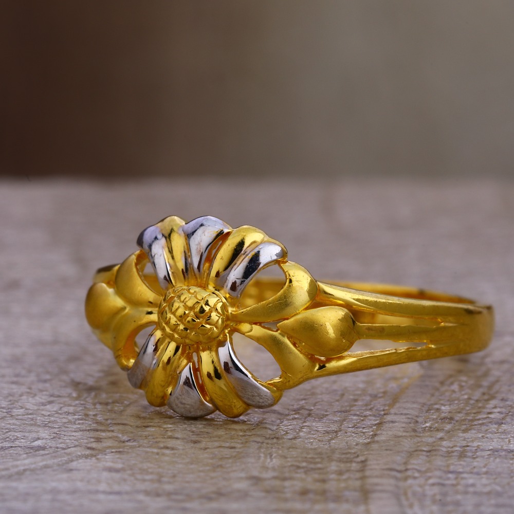 22KT  Gold  Plain Ladies  Ring LPR403