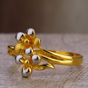 916 Gold Ladies Hallmark Gorgeous Plain Ring LPR393