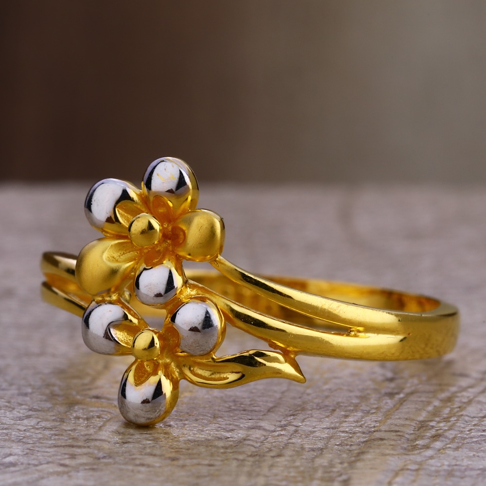 916 Gold Ladies Hallmark Gorgeous Plain Ring LPR393