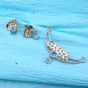 750 Rose Gold Women's Gorgeous Pendant Set RMPN119