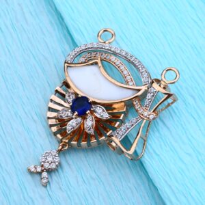 18KT Rose Gold Stylish Pendant RMPN75