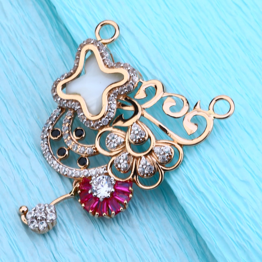 18kt rose gold  classic  pendant rmpn71