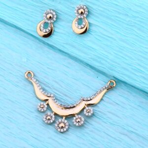18KT Rose Gold Women's Gorgeous  Pendant Set  RMPN103