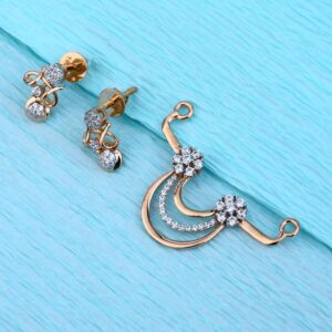 750 Rose Gold Women's  Pendant Set  RMPN19