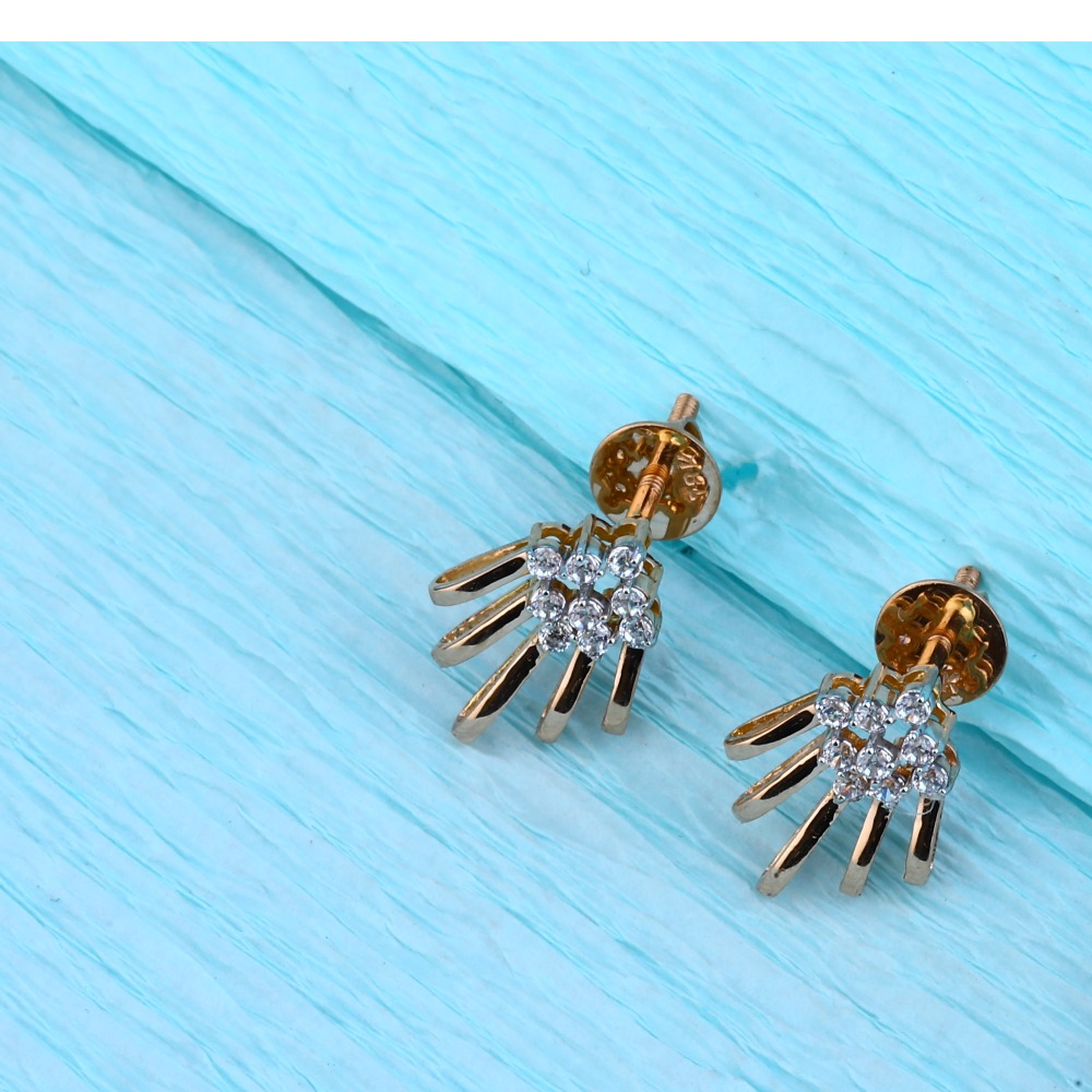 750 Rose Gold Women's Designer Pendant Set RMPN115 - Image 2