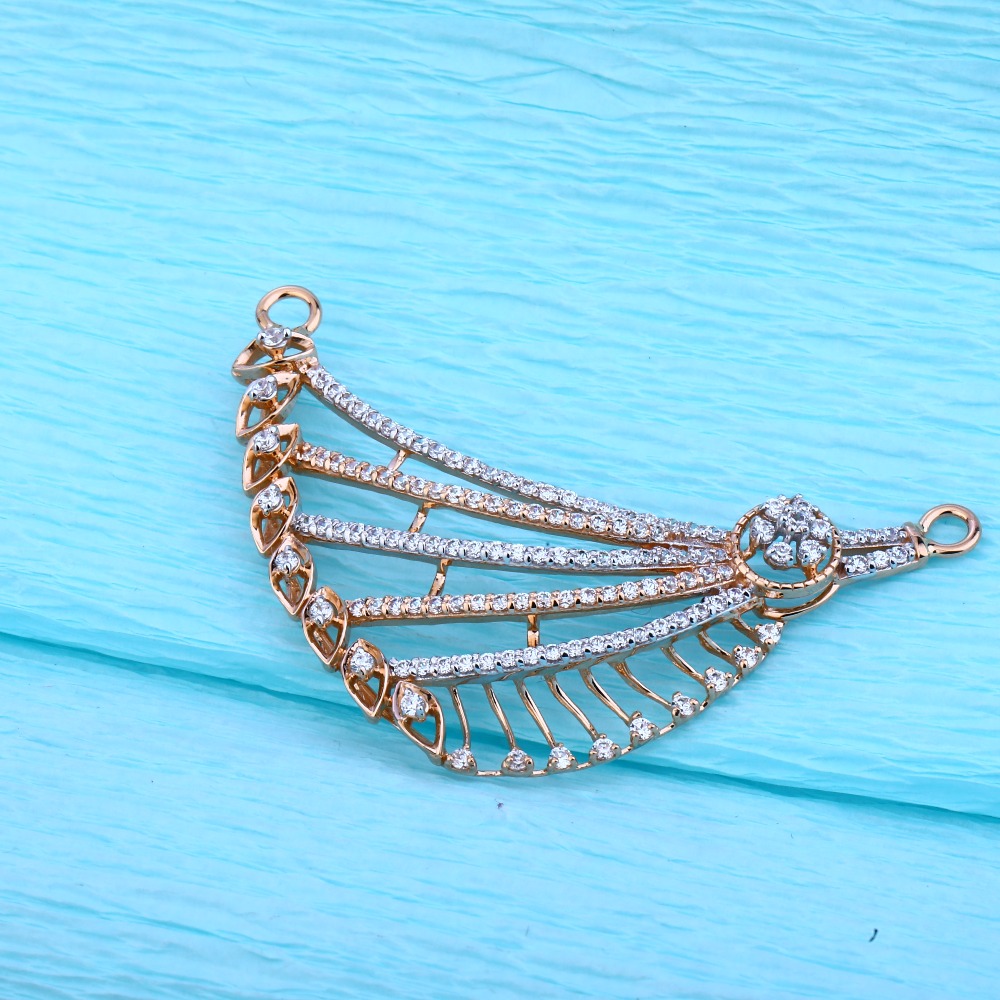 750 Rose Gold  Hallmark Stylish Ladies Pendant  RMPN40
