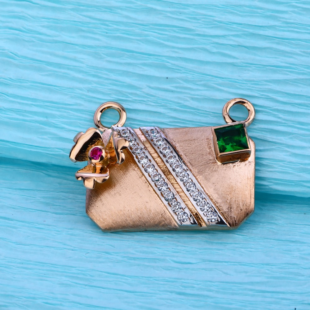 750 Rose Gold  Hallmark Classic Ladies Pendant RMPN27