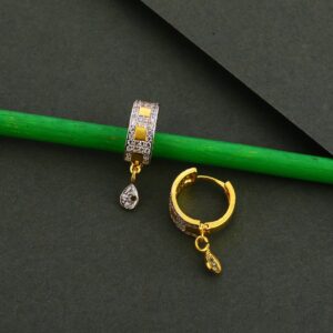 750 Gold Cz Stylish Hallmark Earring Bali LFB130
