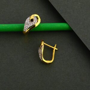 18CT Gold Women's Fancy  CZ Designer Bali  LFB99