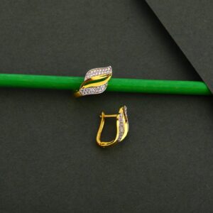 18CT Gold Hallmark Designer plain Bali LFB95
