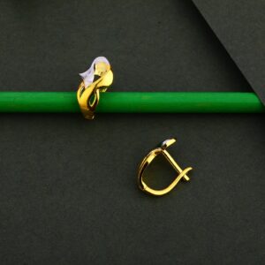 18CT Gold Gorgeous ladies plain Bali LFB02