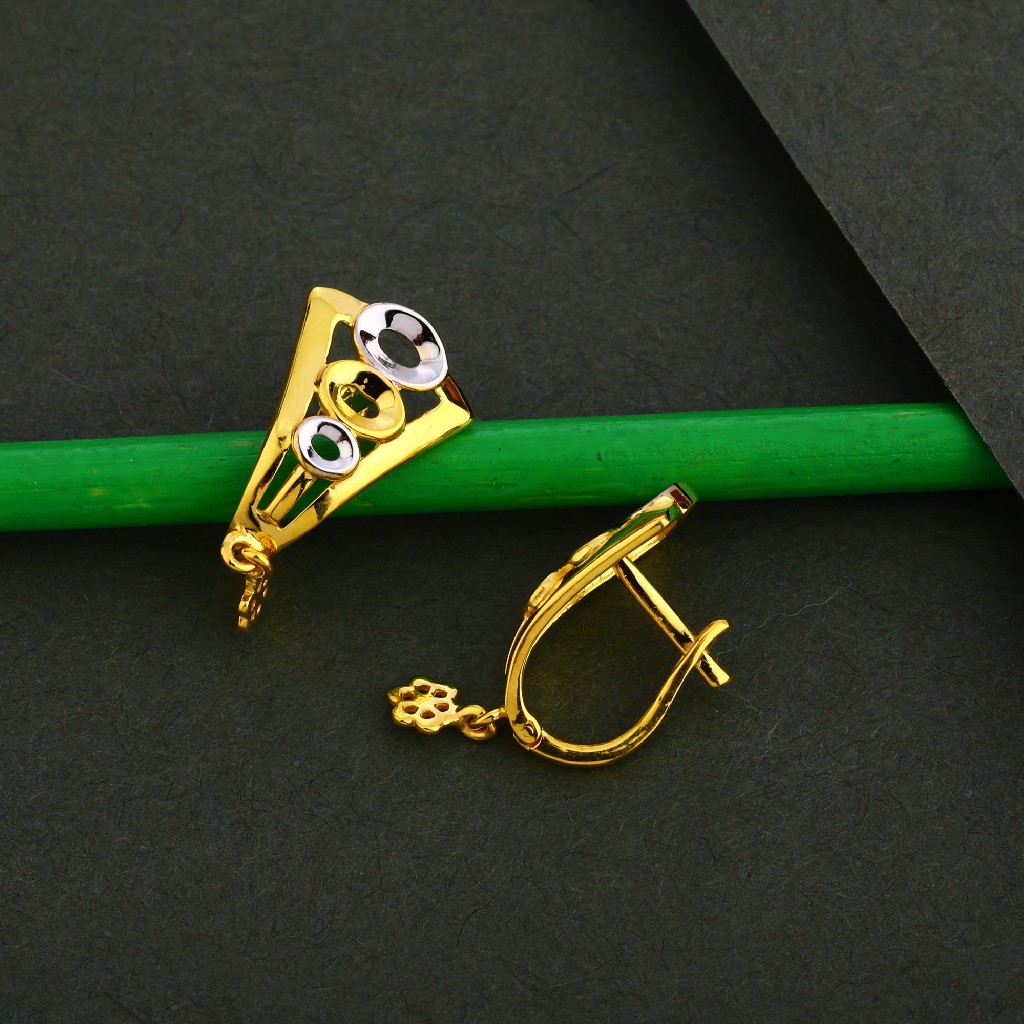 18KT Gold Women's Bali Earring LFB32