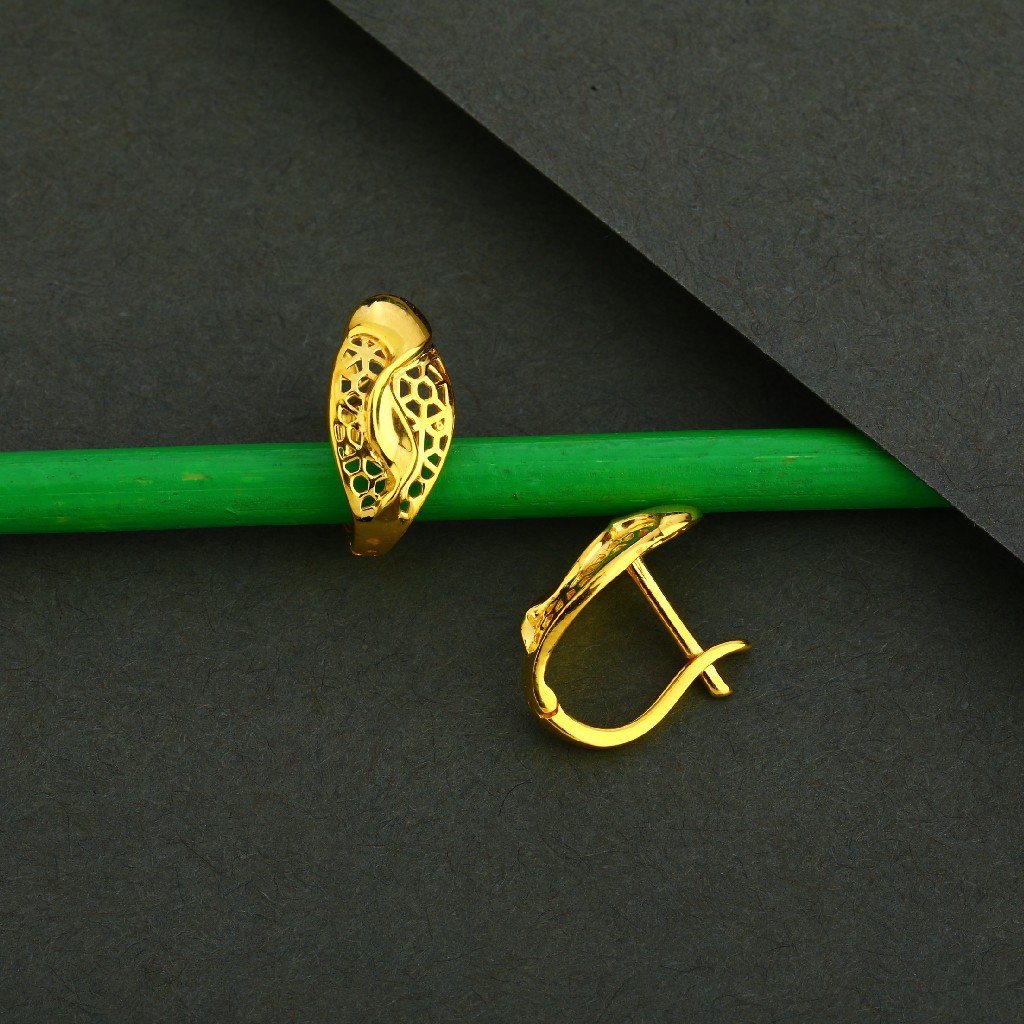 18KT Gold Delicate Plain Bali LFB45