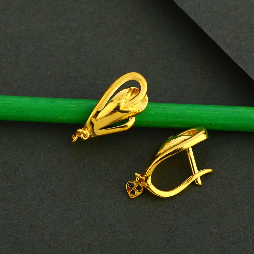 18KT Gold Hallmark  Plain Bali LFB50