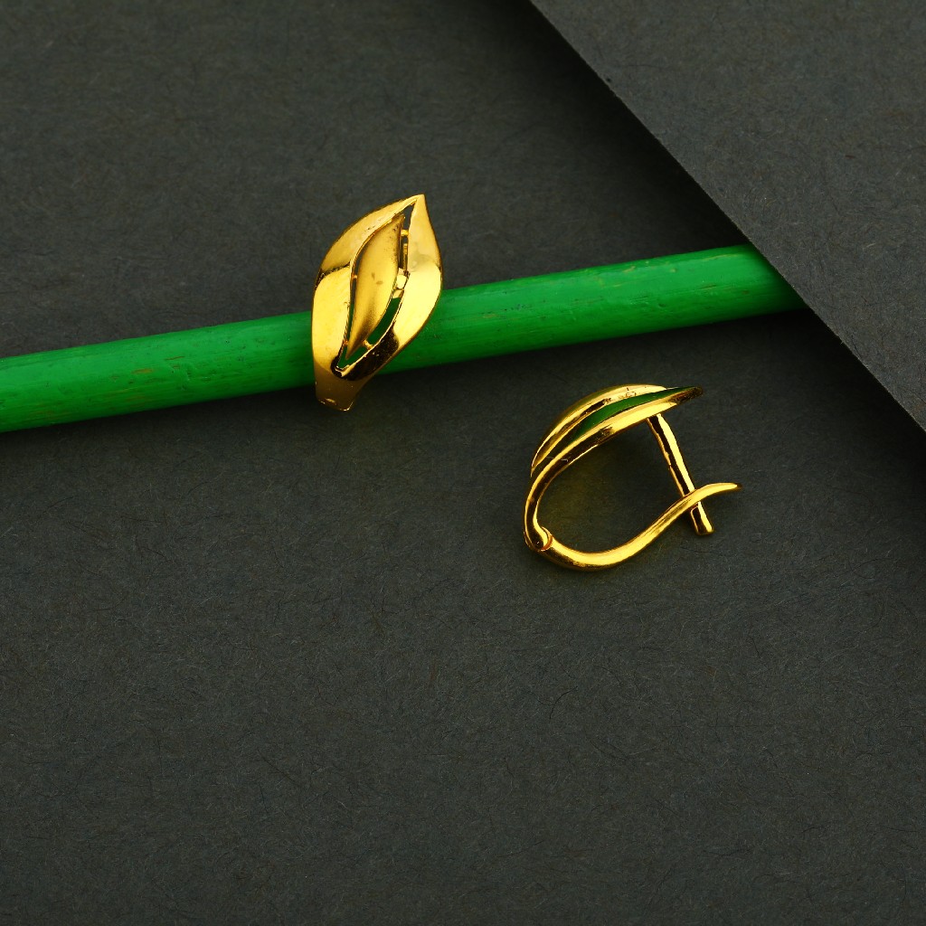 18KT Gold Gorgeous Plain Bali LFB41
