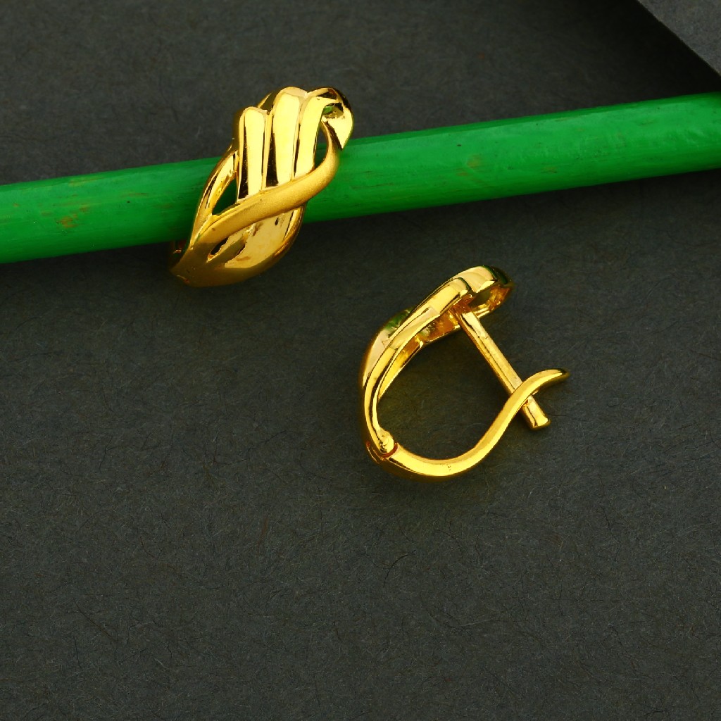 18kt rose gold plain designer bali lfb47