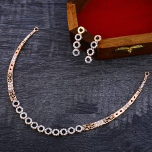 750 Rose Gold Hallmark Exclusive Necklace Set RN155