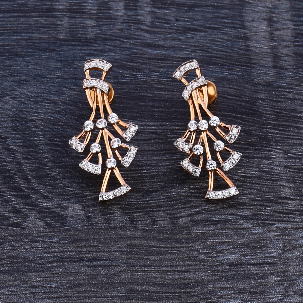 750 Rose Gold Stylish Necklace Set RN117 - Image 2