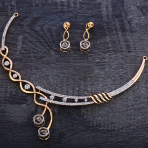 750 Rose Gold Gorgeous  Necklace Set RN118