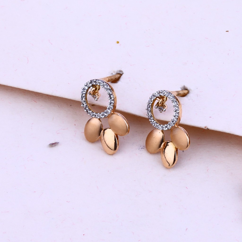 750 Rose Gold Fancy Hallmark Pendant Set RPS50 - Image 3