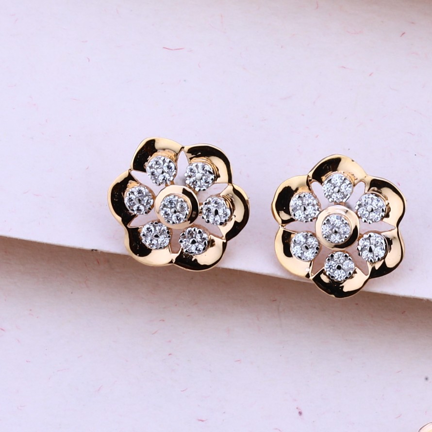 18CT Rose Gold Diamond Designer Pendant Set RPS134 - Image 2