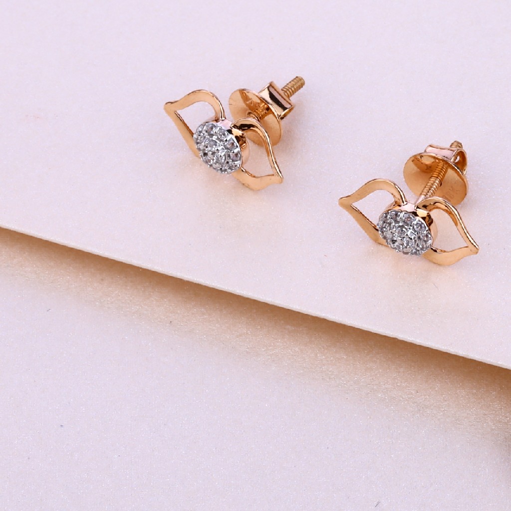 18KT Rose Gold Diamond Pendant Set RPS25 - Image 2