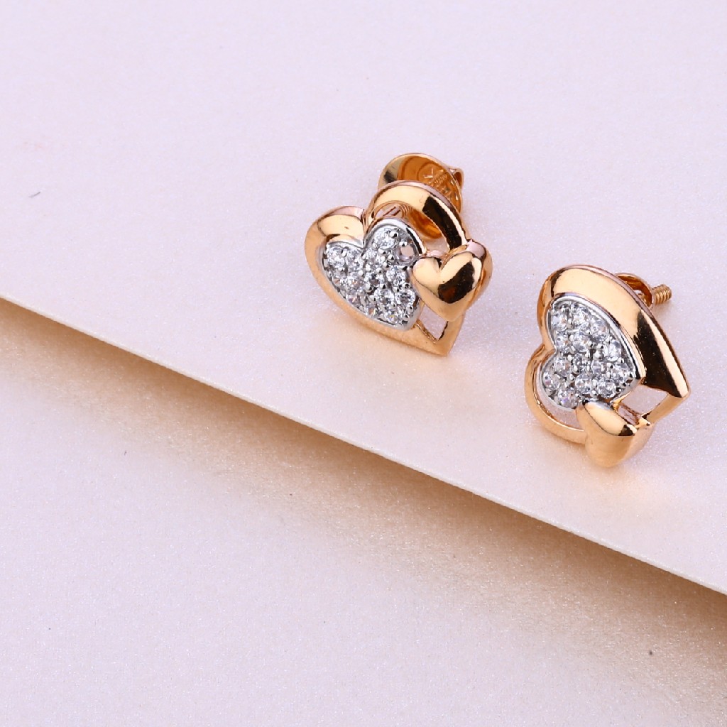 18kt rose gold heart shape pendant set rps64 - Image 2