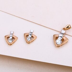 750 Rose Gold Women's Pendant Set RPS11