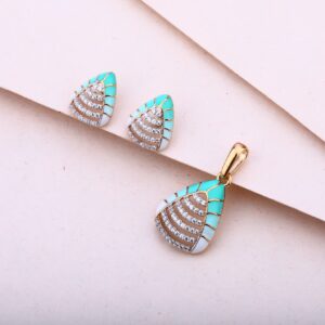750 Rose Gold  Pendant Set RPS170