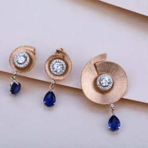 18KT Rose Gold Exclusive Hallmark Pendant Set RPS18