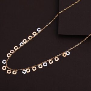 750 Rose Gold Ladies Classic Necklace RTM94