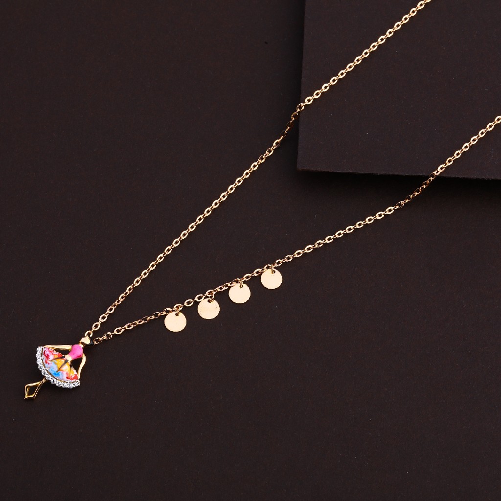 750 Rose Gold Ladies Necklace RTM97